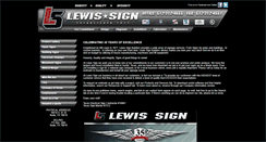 Desktop Screenshot of lewissign.com
